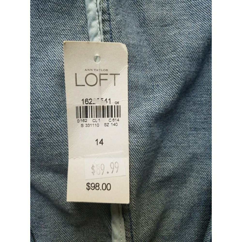 NWT Ann Taylor Loft Jean Jacket - Picture 4 of 8